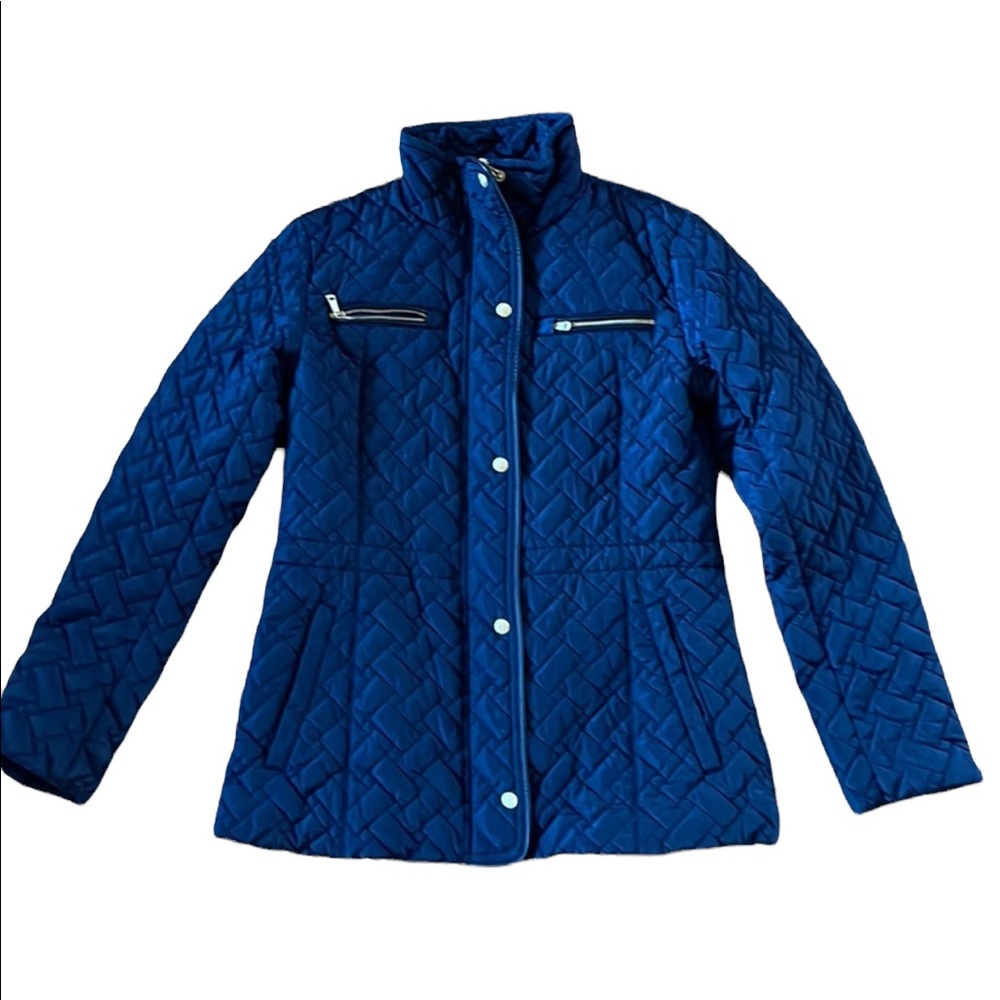 cole haan navy blue coat | SP